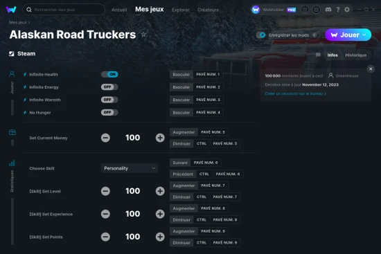 Capture d'écran de triches de Alaskan Road Truckers