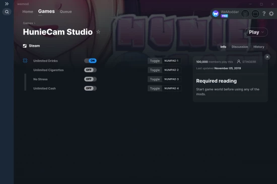 HunieCam Studio cheats screenshot