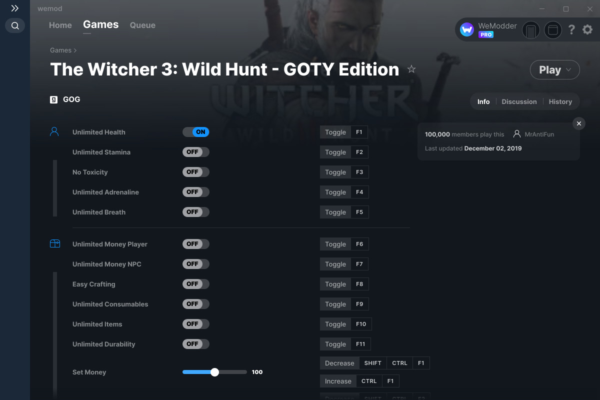 witcher 3 cheat codes for pc