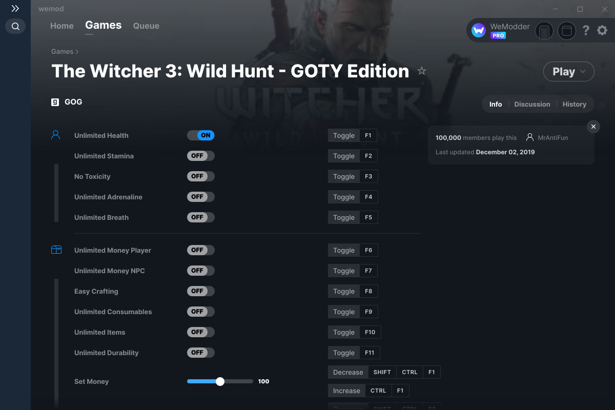 witcher 3 cheat codes pc for gold