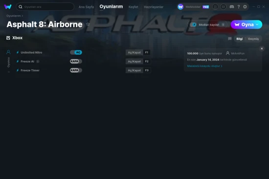 Asphalt 8: Airborne hilelerin ekran görüntüsü