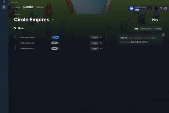 Circle Empires cheats screenshot