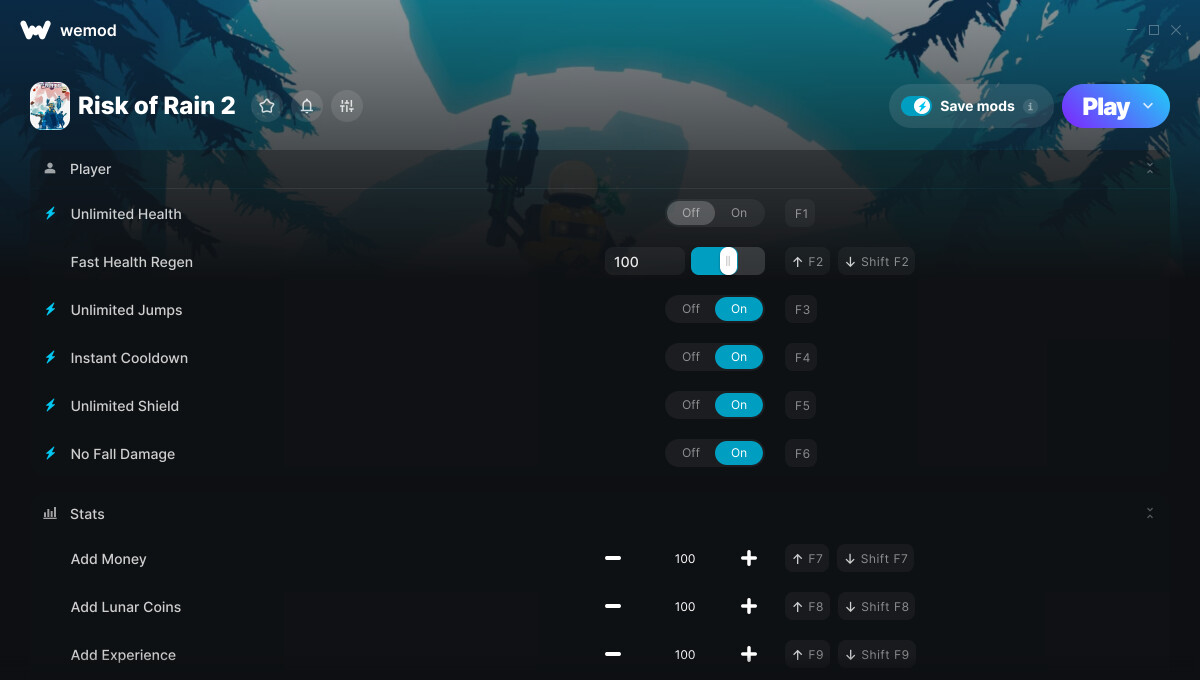 Risk of Rain 2 Cheats and Trainer for Steam - Trainers - WeMod Community