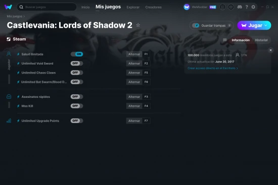 captura de pantalla de las trampas de Castlevania: Lords of Shadow 2