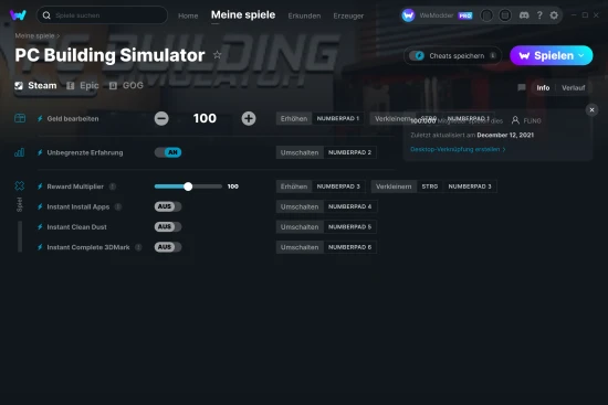 PC Building Simulator Cheats Screenshot