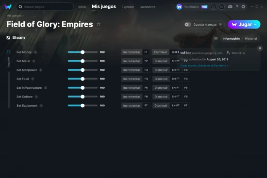 captura de pantalla de las trampas de Field of Glory: Empires