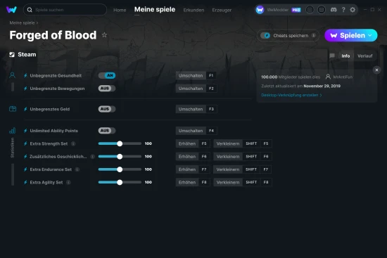 Forged of Blood Cheats Screenshot