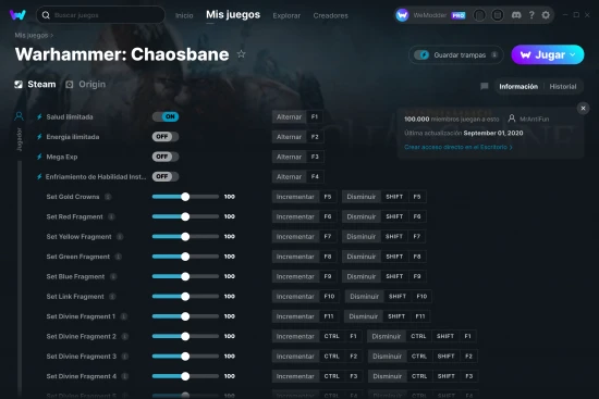 captura de pantalla de las trampas de Warhammer: Chaosbane