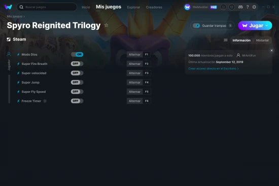captura de pantalla de las trampas de Spyro Reignited Trilogy