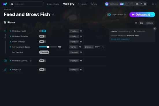 cheaty Feed and Grow: Fish zrzut ekranu