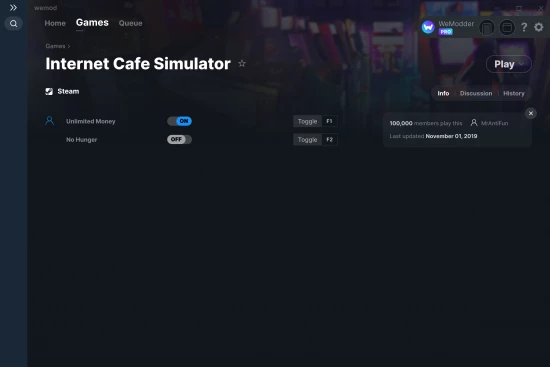 Internet Cafe Simulator cheats screenshot