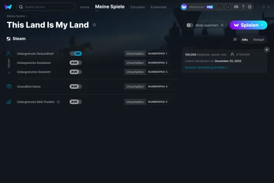 This Land Is My Land Cheats Screenshot