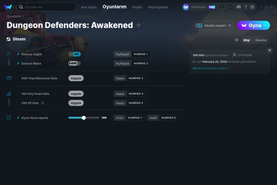 Dungeon Defenders: Awakened hilelerin ekran görüntüsü