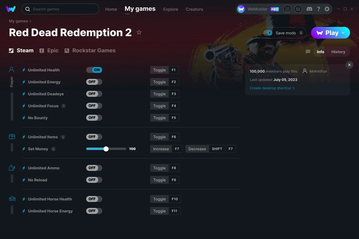 Download Trainer Red Dead Redemption 2 {FLiNG} - Cheats & Trainers - GGames