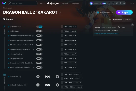 captura de pantalla de las trampas de DRAGON BALL Z: KAKAROT