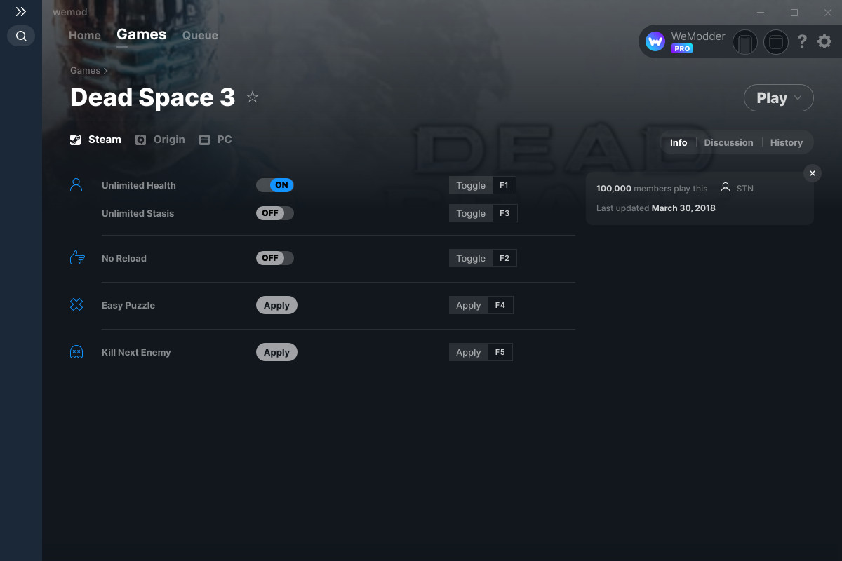 dead space pc game cheat codes