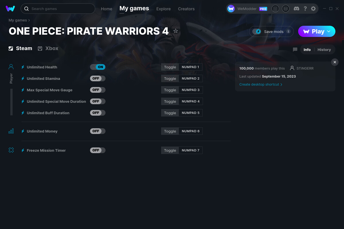 ONE PIECE PIRATE WARRIORS 4, OPPW4, CHEATS, TRAINER, MOD, CODES, EDITOR,  RANK S, COIN, UNLOCK ALL!