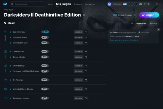 captura de pantalla de las trampas de Darksiders II Deathinitive Edition