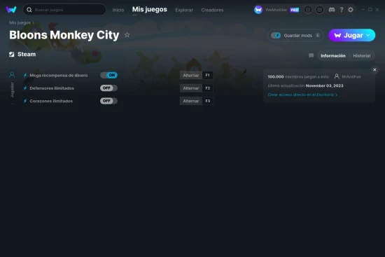 captura de pantalla de las trampas de Bloons Monkey City