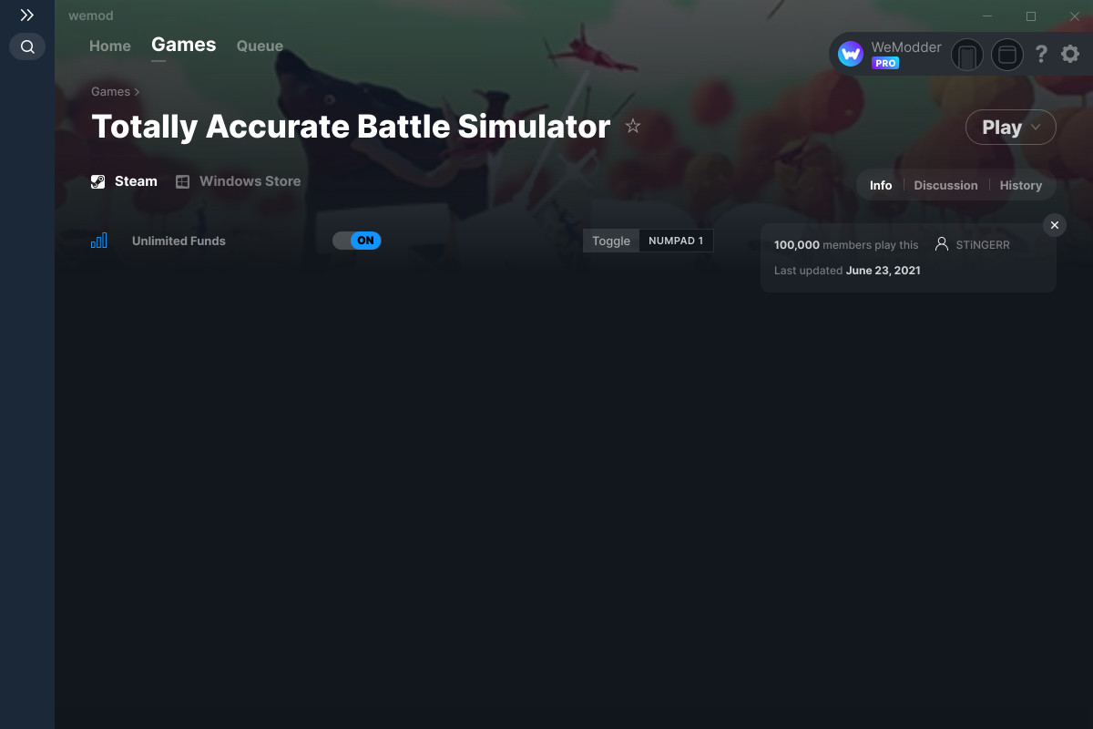 Totally Accurate Battle Simulator Cheats And Trainer For Windows Store