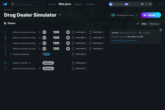 Capture d'écran de triches de Drug Dealer Simulator