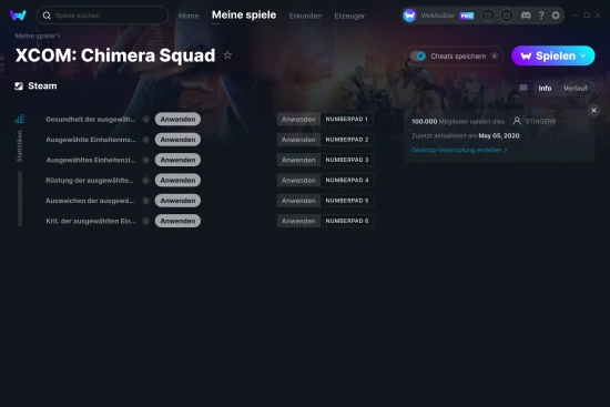 XCOM: Chimera Squad Cheats Screenshot