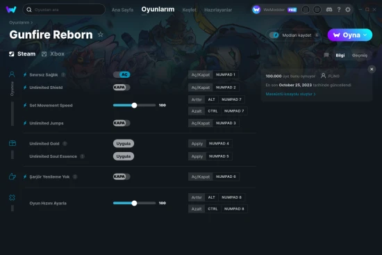 Gunfire Reborn hilelerin ekran görüntüsü