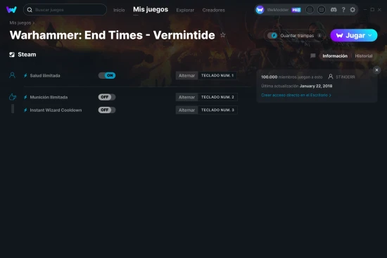 captura de pantalla de las trampas de Warhammer: End Times - Vermintide