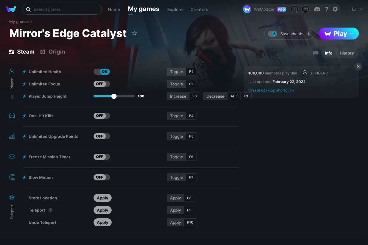 OUTDATED SEE DESCRIPTION] How to install mods for speedrunning Mirror's Edge:  Catalyst 