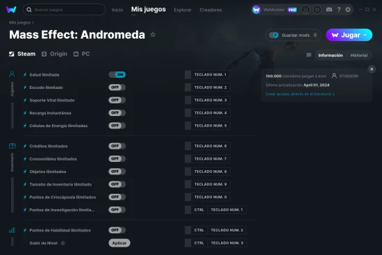 captura de pantalla de las trampas de Mass Effect: Andromeda
