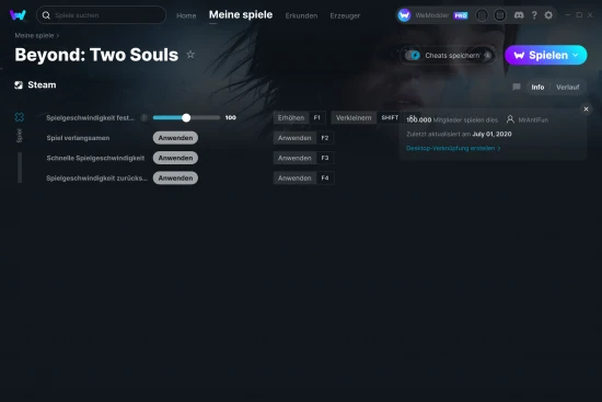 Beyond: Two Souls Cheats Screenshot