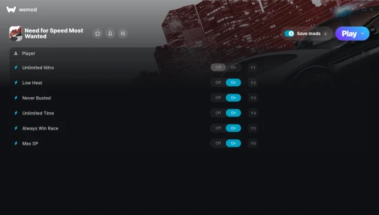 Need For Speed Most Wanted Cheat Trainer www.wemod.com