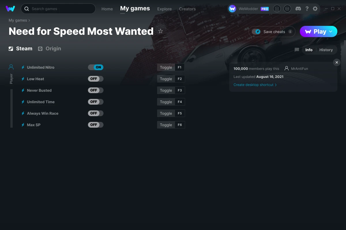 Need for Speed Most Wanted, Software