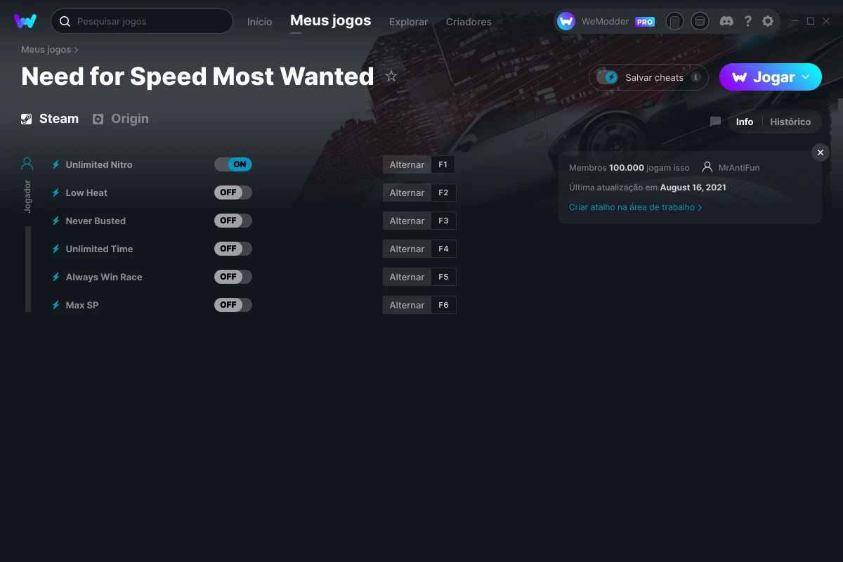 Confira como jogar e baixar Need for Speed Most Wanted no PC