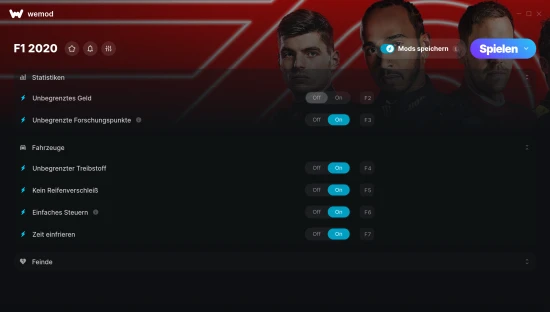 F1 2020 Cheats Screenshot