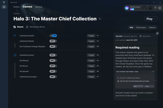 Halo 3: The Master Chief Collection cheats screenshot