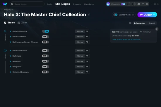 captura de pantalla de las trampas de Halo 3: The Master Chief Collection