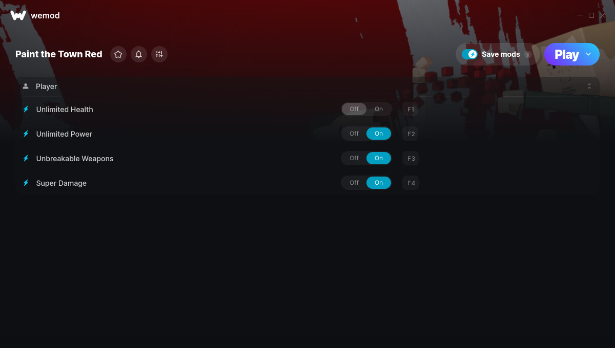 Paint the Town Red Cheats and Trainer for Steam Trainers WeMod