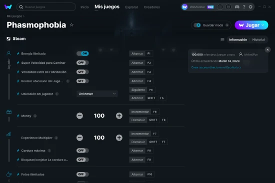 captura de pantalla de las trampas de Phasmophobia