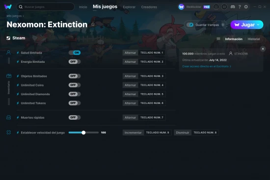 captura de pantalla de las trampas de Nexomon: Extinction