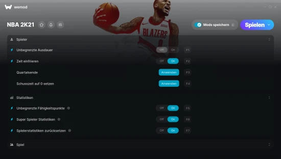 NBA 2K21 Cheats Screenshot