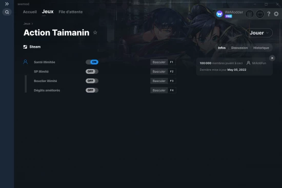 Capture d'écran de triches de Action Taimanin