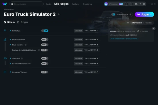 captura de pantalla de las trampas de Euro Truck Simulator 2