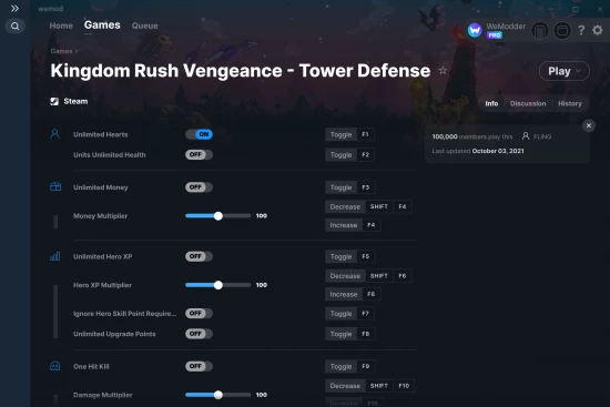 Kingdom Rush Vengeance - Tower Defense cheats screenshot