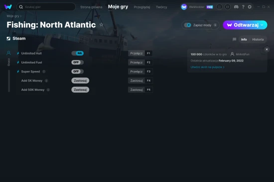 cheaty Fishing: North Atlantic zrzut ekranu
