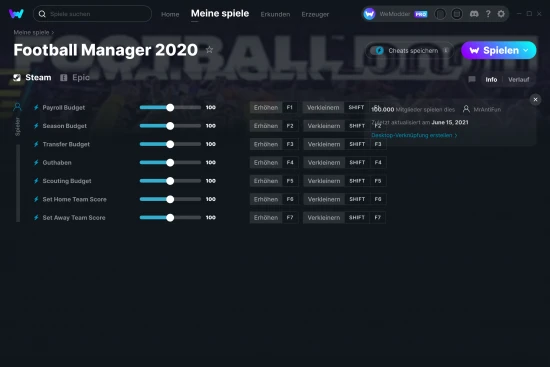 Football Manager 2020 Cheats Screenshot