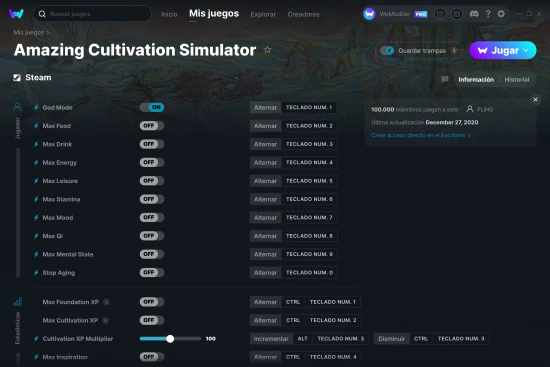 captura de pantalla de las trampas de Amazing Cultivation Simulator