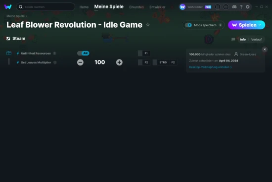 Leaf Blower Revolution - Idle Game Cheats Screenshot