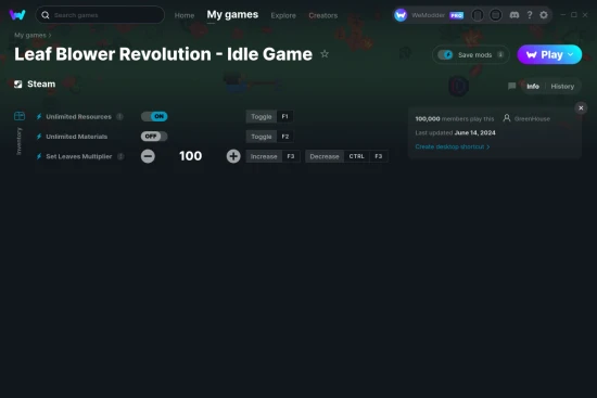 Leaf Blower Revolution - Idle Game cheats screenshot