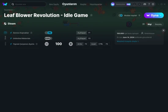 Leaf Blower Revolution - Idle Game hilelerin ekran görüntüsü